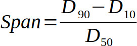 Formula for Particle Size Distribution